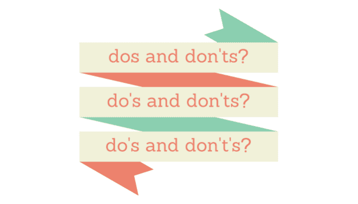 grammar dos and don'ts