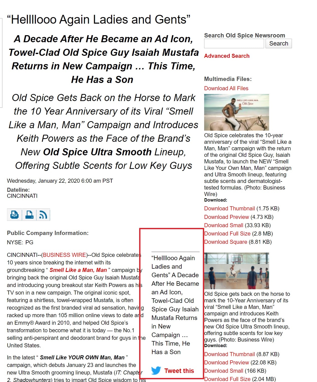 use CTAs in press releases