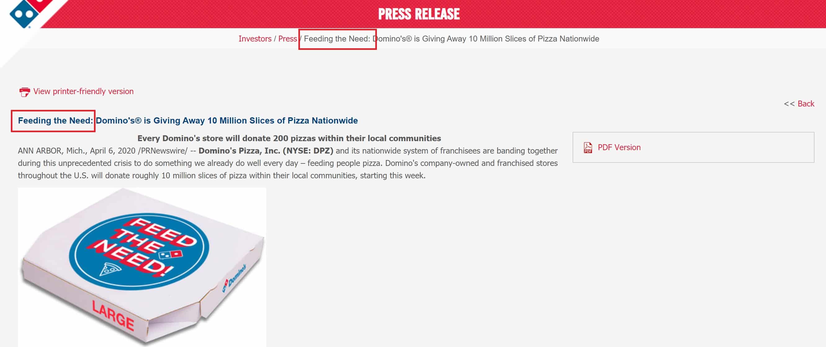 Always write concise press releases