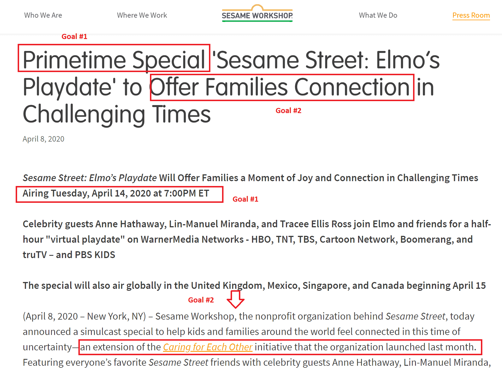 Social media and press releases working together