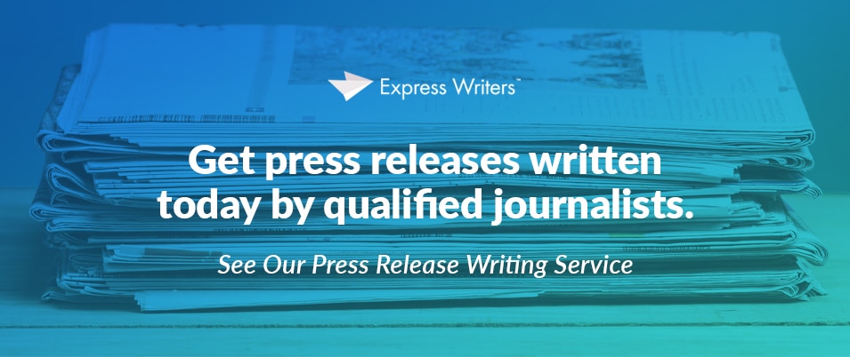 Get pro-written press releases