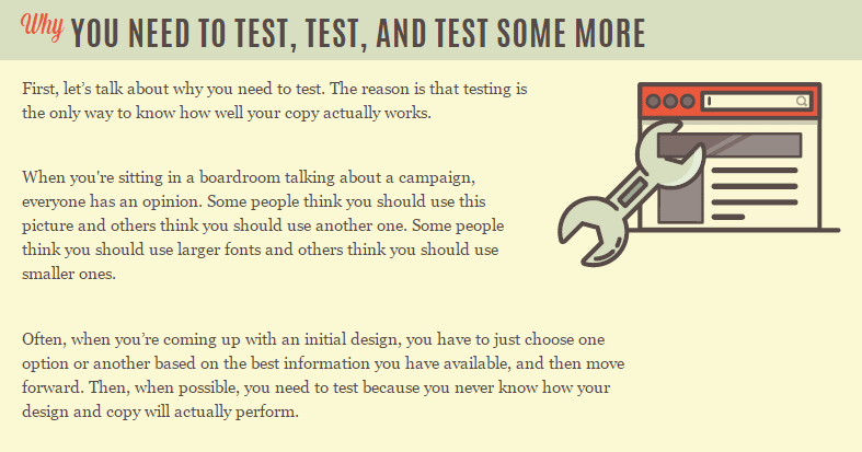 why test copy