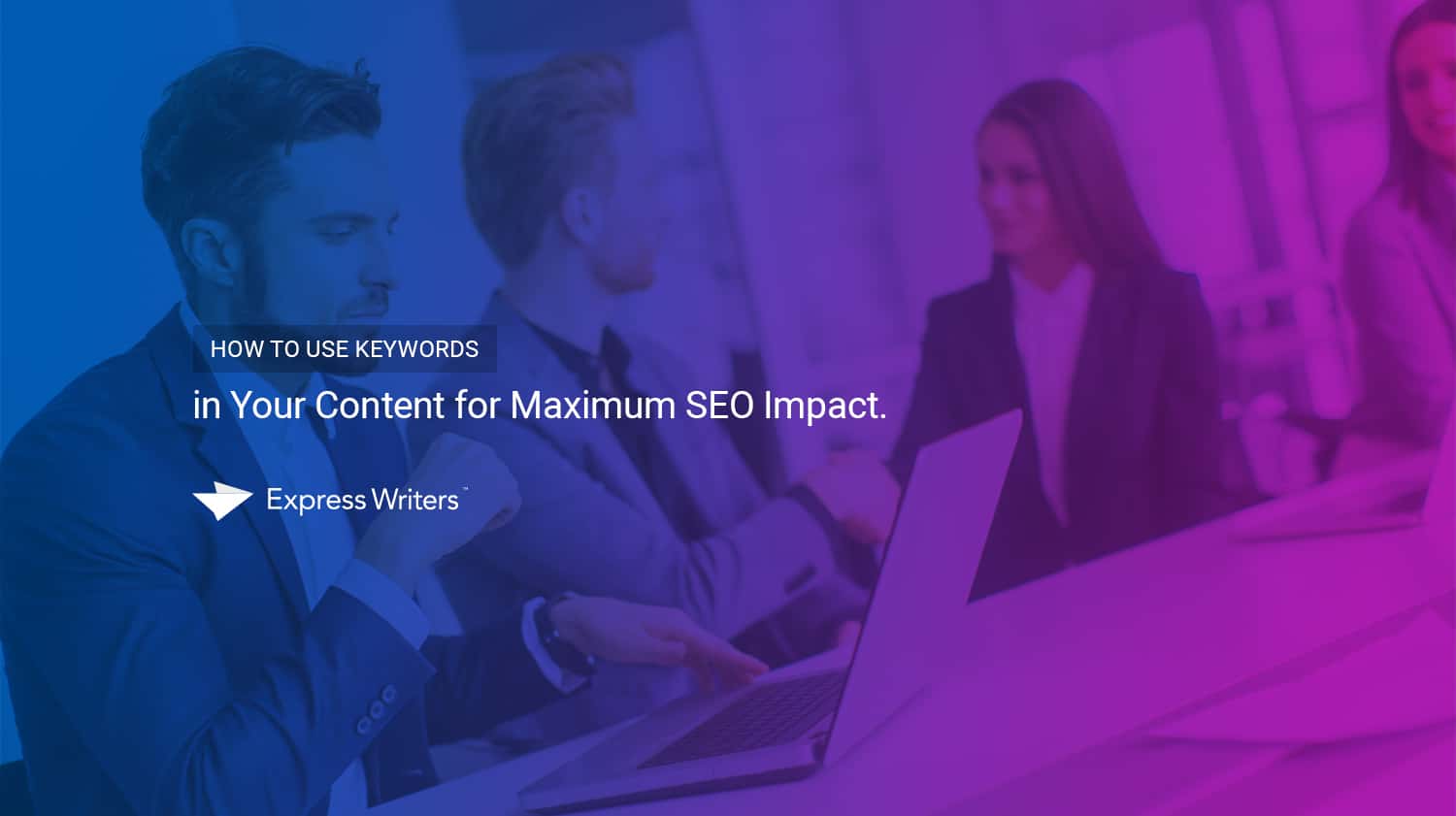 how to use keywords in your content