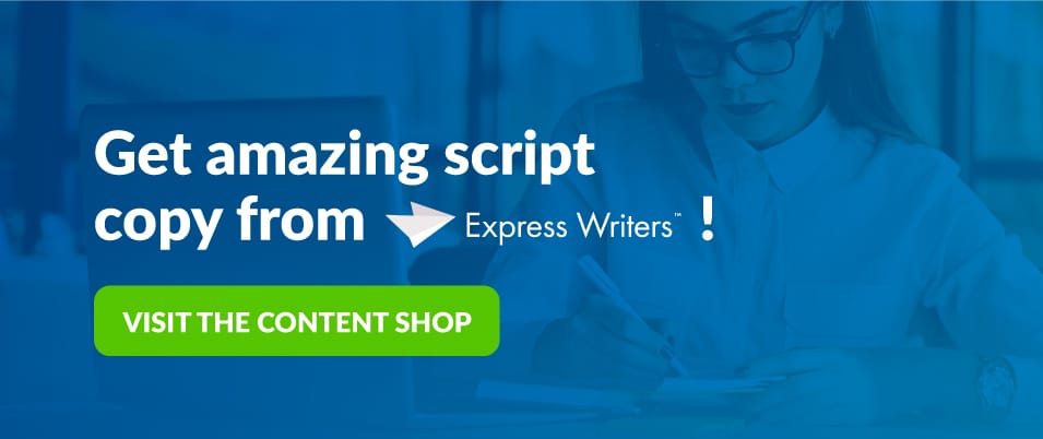 script copywriting at express writers