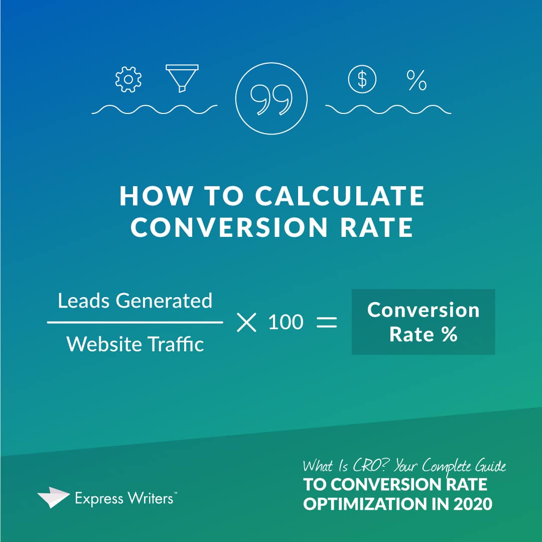 CRO - how to calculate conversion rate