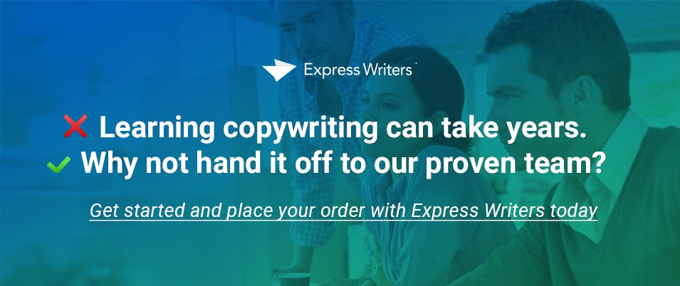 Leave content writing to us