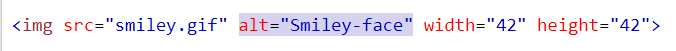 alt text code