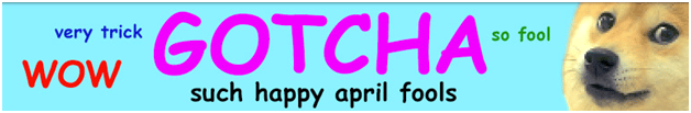 ThinkGeek April Fools