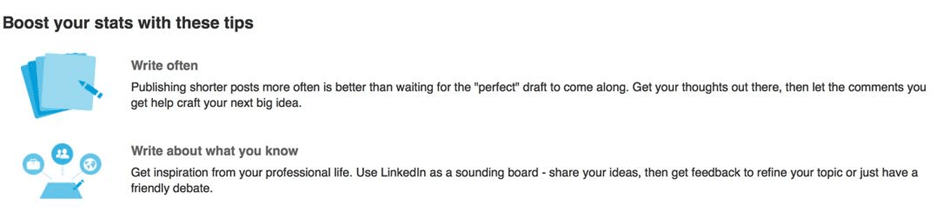 LinkedIn tips