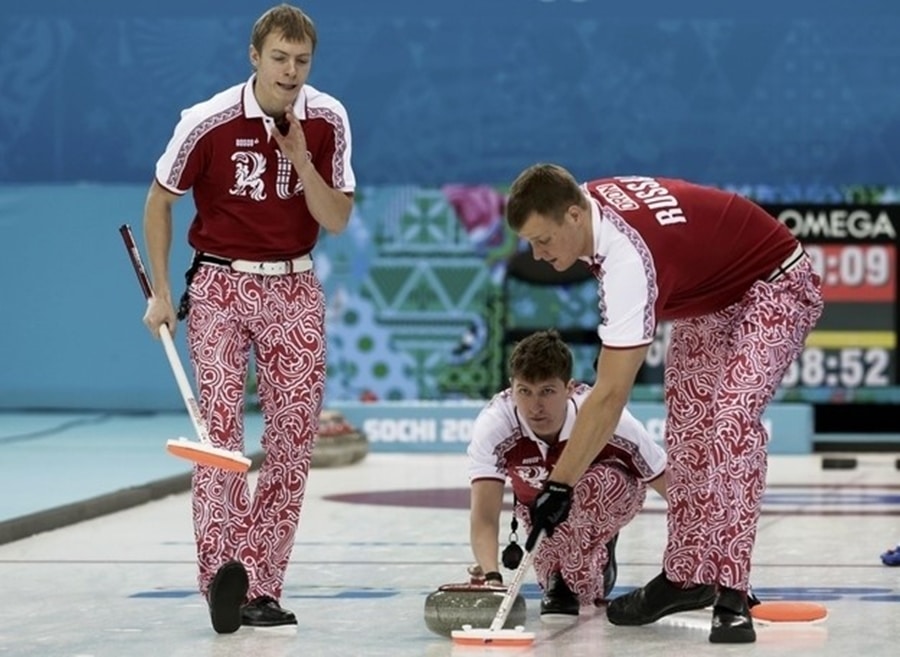 curling pants