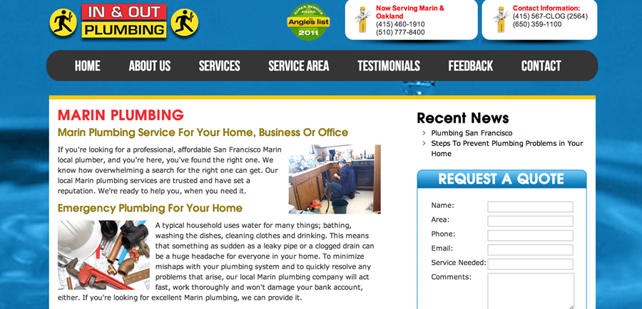 in out plumbing