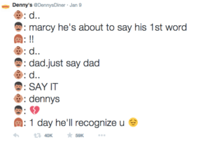Denny's First Word