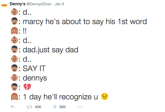 Denny's First Word