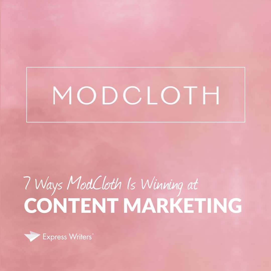 content marketing, Modcloth