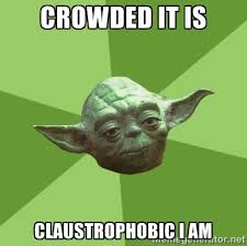 yoda crowded
