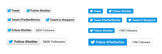 Twitter Buttons