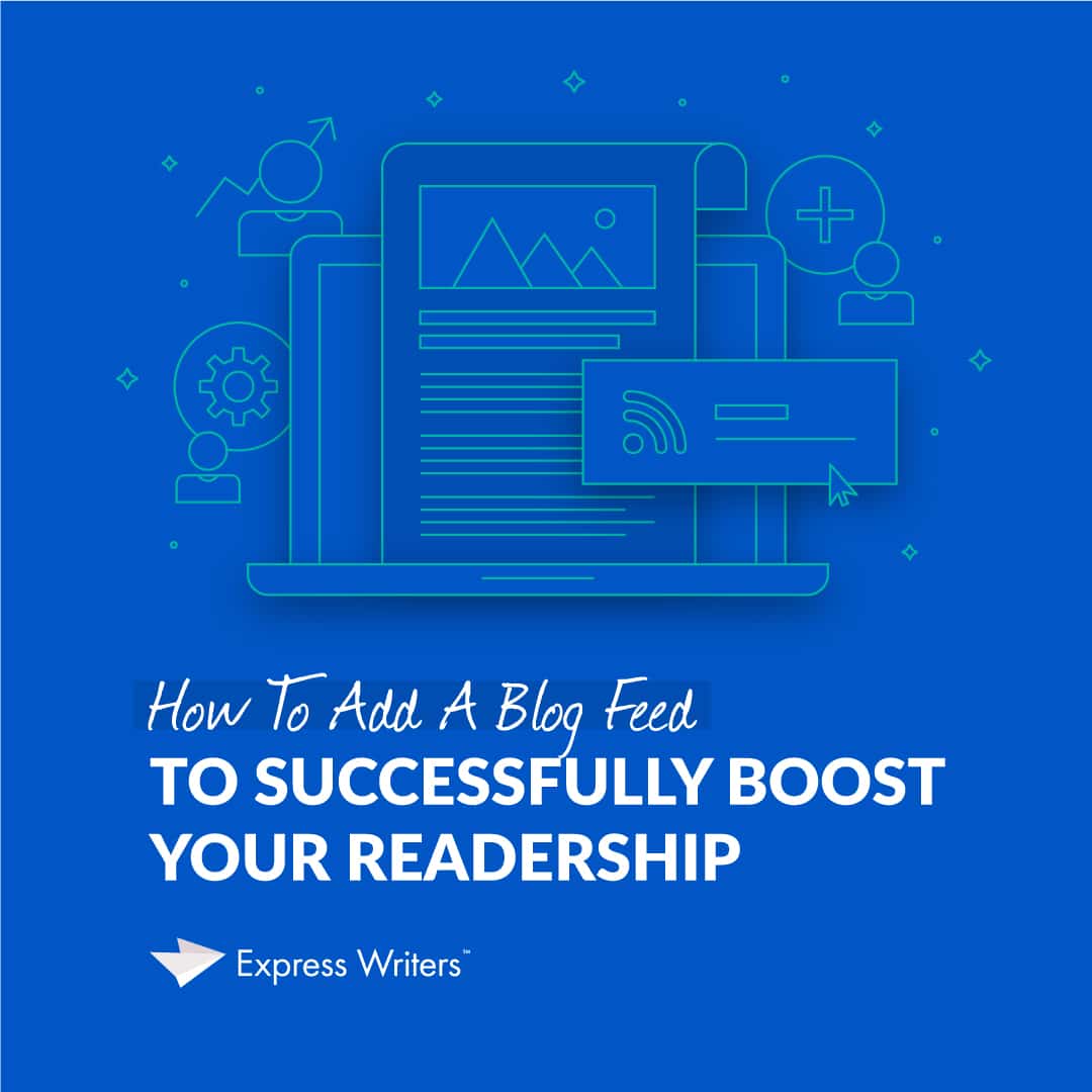 how to add a blog feed