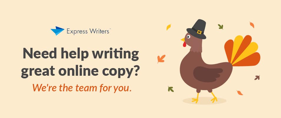 turkey day content writing tips