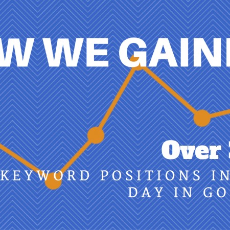 How Express Writers Gained Over 300 Keyword Positions In One Day in Google (Case Study)