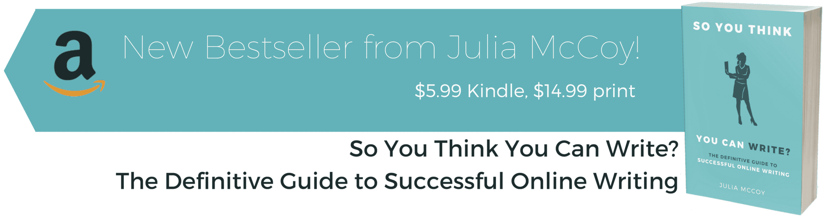 So You Think You Can Write Julia McCoy book