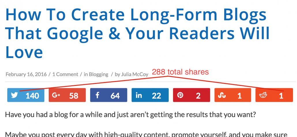 express writers share counts