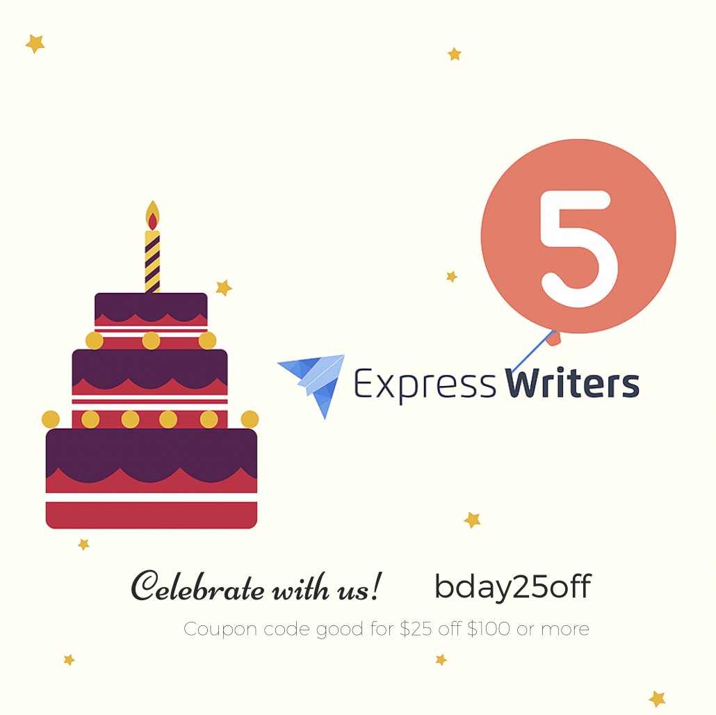 Celebrate with us 5 year