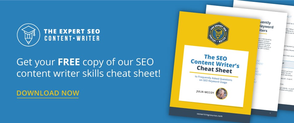 seo cheat sheet awesome cta