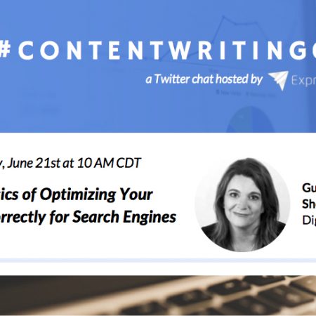 #ContentWritingChat June 21 2016 Recap: The Basics of Optimizing Your Content Correctly for Search Engines