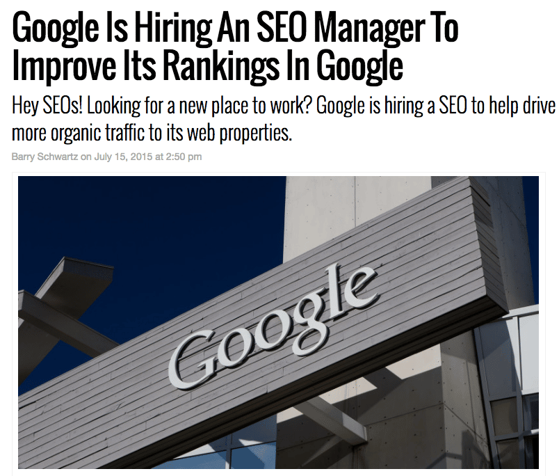Search Engine Land Screenshot