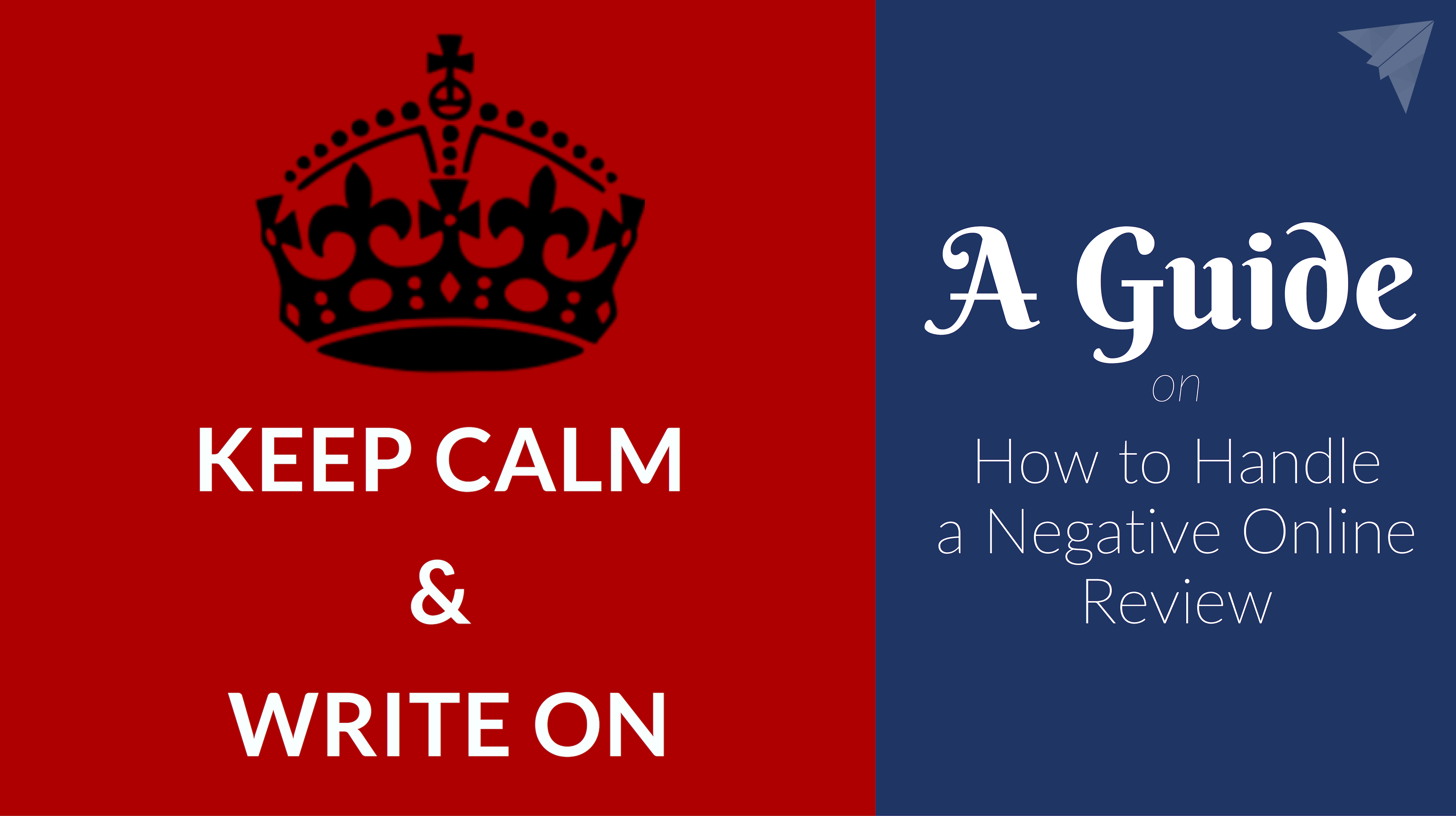 write past negative online reviews