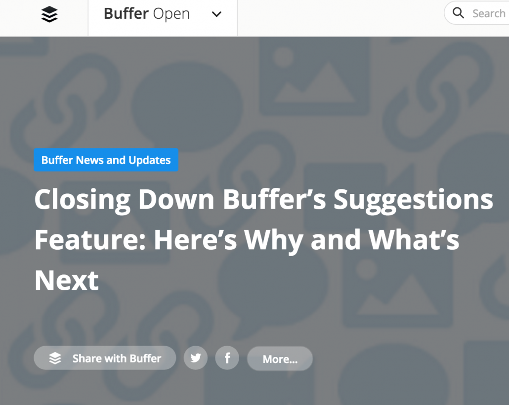 buffer suggestions closes