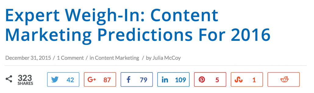 content influencers