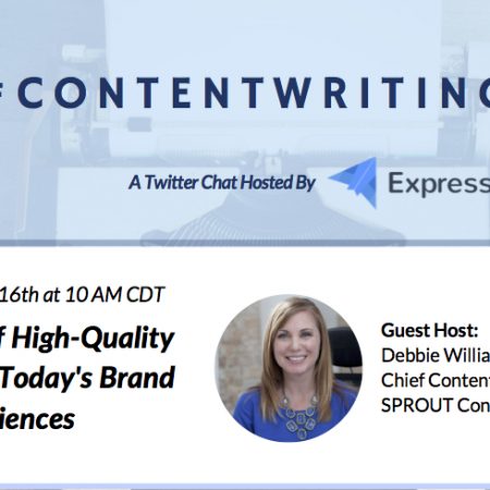 #ContentWritingChat Recap: The Value of High-Quality Content for Today’s Brand Audiences with SPROUT Content