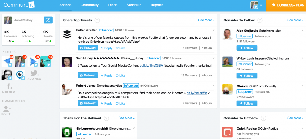 commun.it dashboard