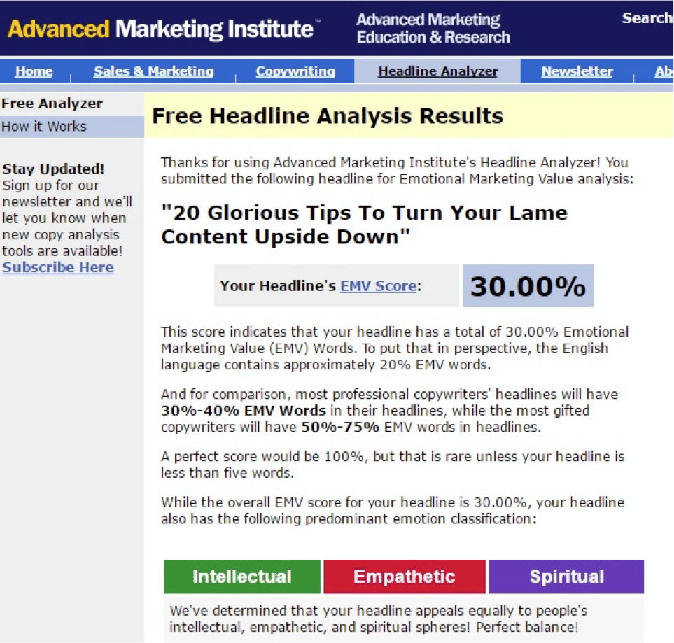 ami headline