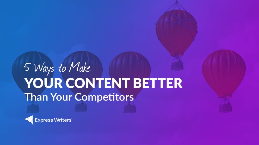 competitors and content marketing