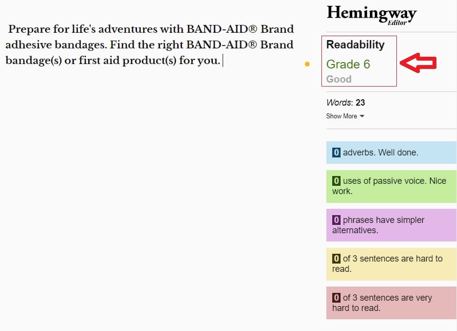 Band Aid Hemingway