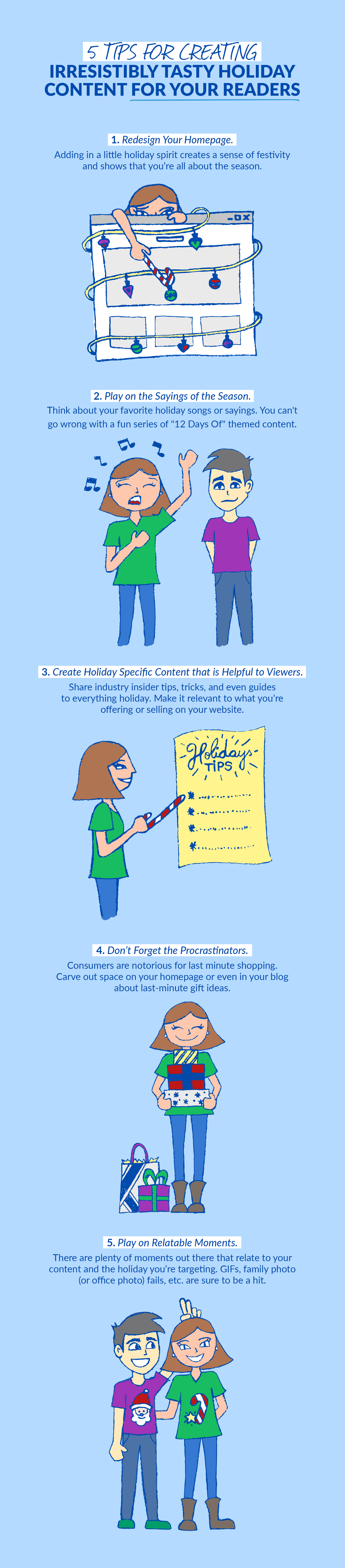 5 Tips for Creating Tasty Content Infographic for Thanksgiving
