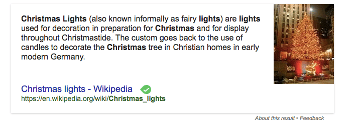 Knowledge Graph Results