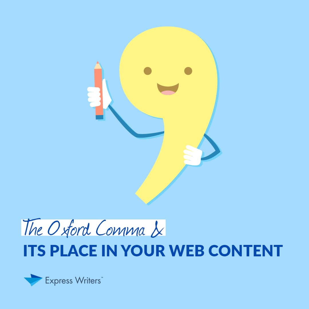 comma in web content