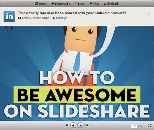 video in slideshare