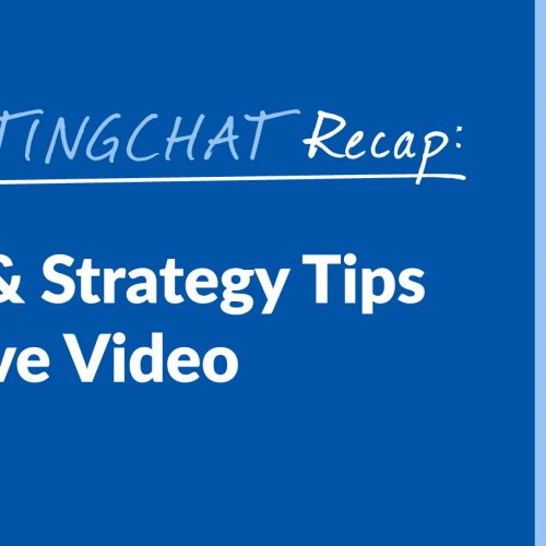 #ContentWritingChat Recap: Top Content & Strategy Tips to Support Live Video with Jennifer Radke