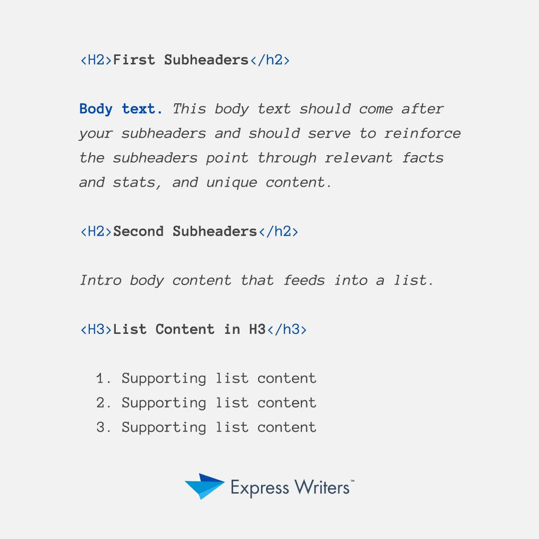 intro and list example