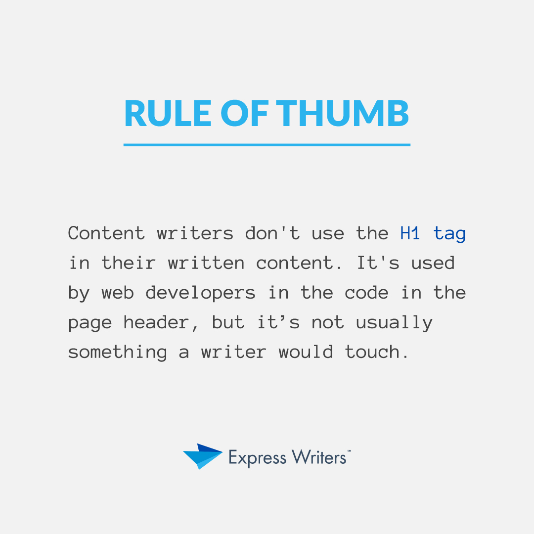 rule of thumb