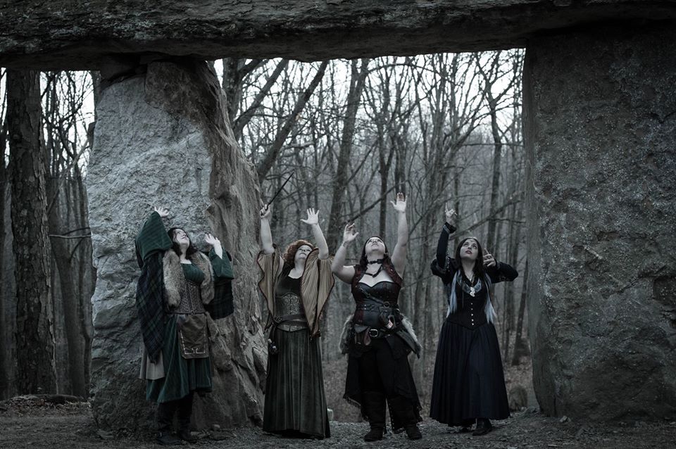 That’s me on the left. I’m creating a collaborative, magical story with three talented friends who also support my personal and career development in the real world. Photo: Darren M. Fitzgerald Photography.