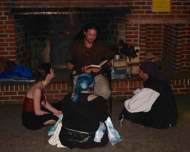 Storytelling in practice at Mystic Realms. Photo: Mystic Realms.