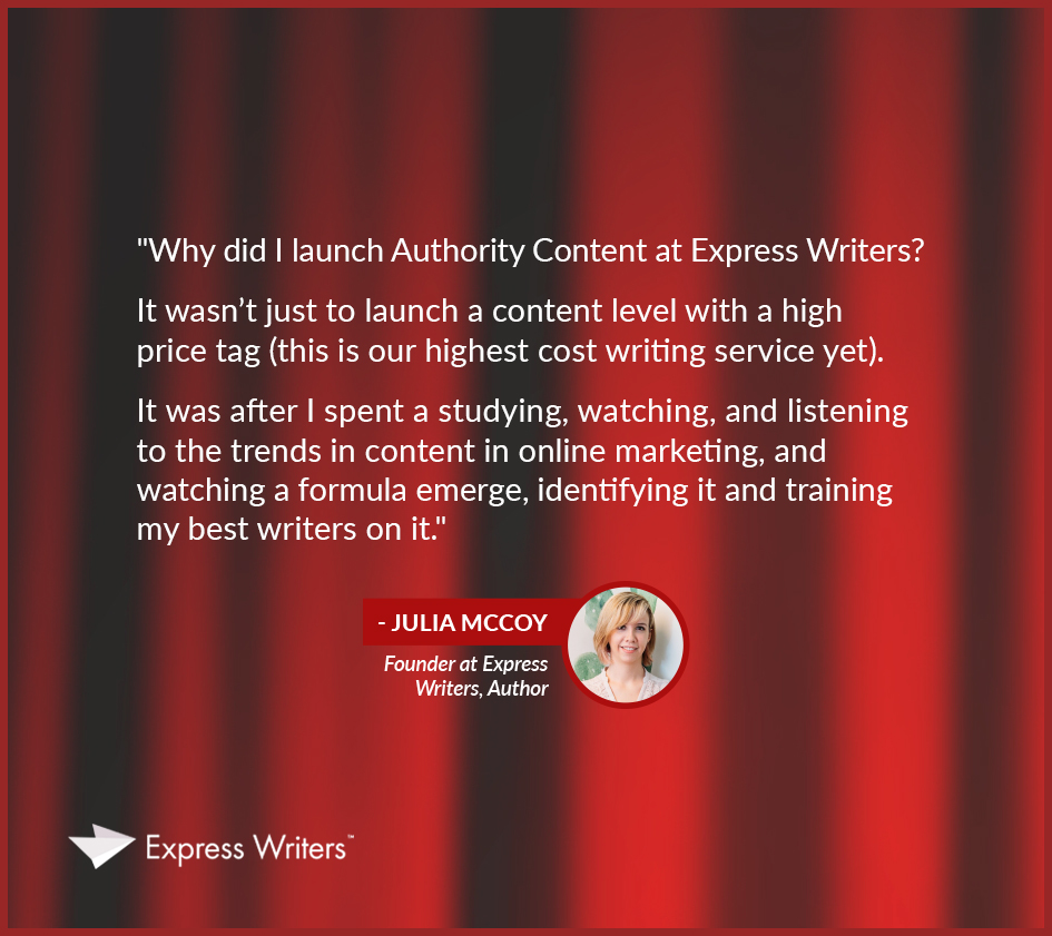 authority content