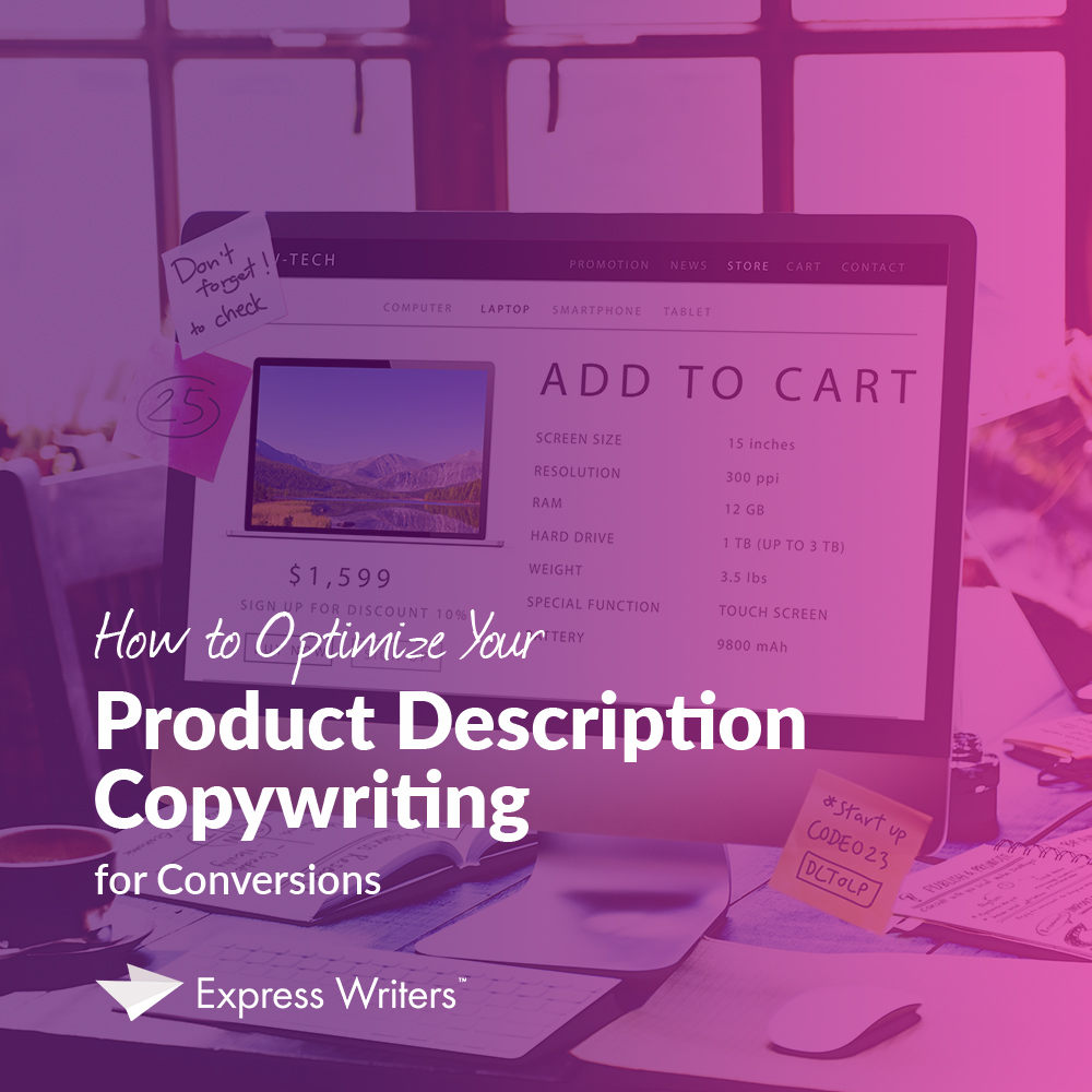 product description copywriting, how to write a product description