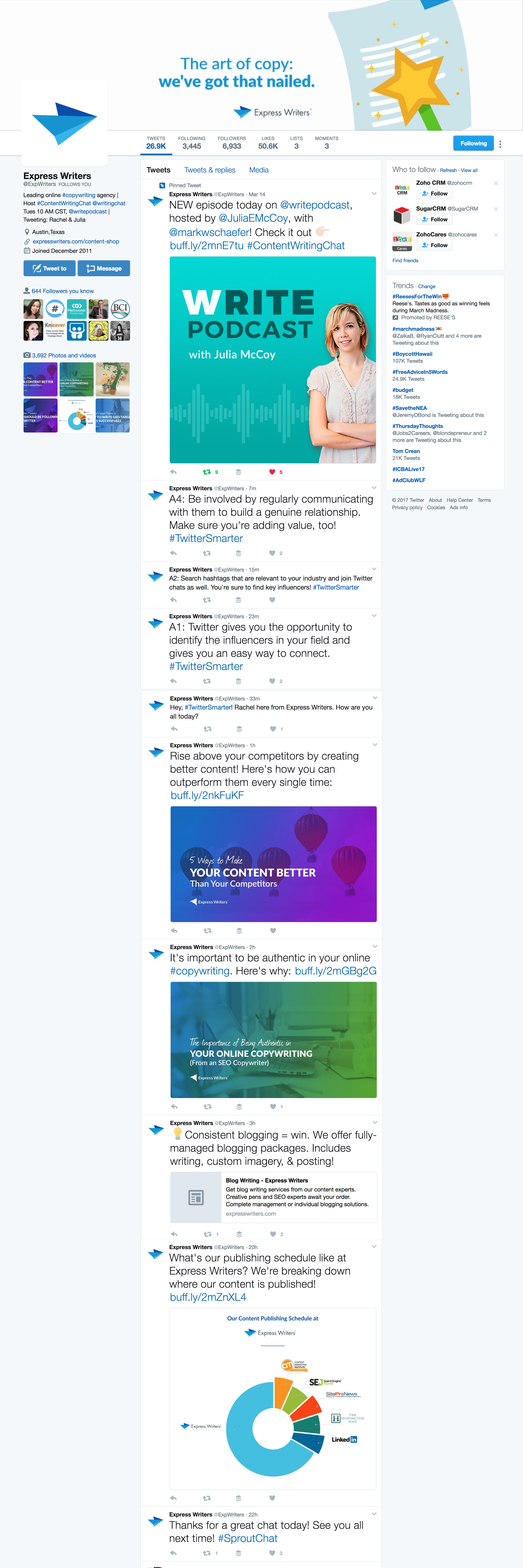 twitter expwriters