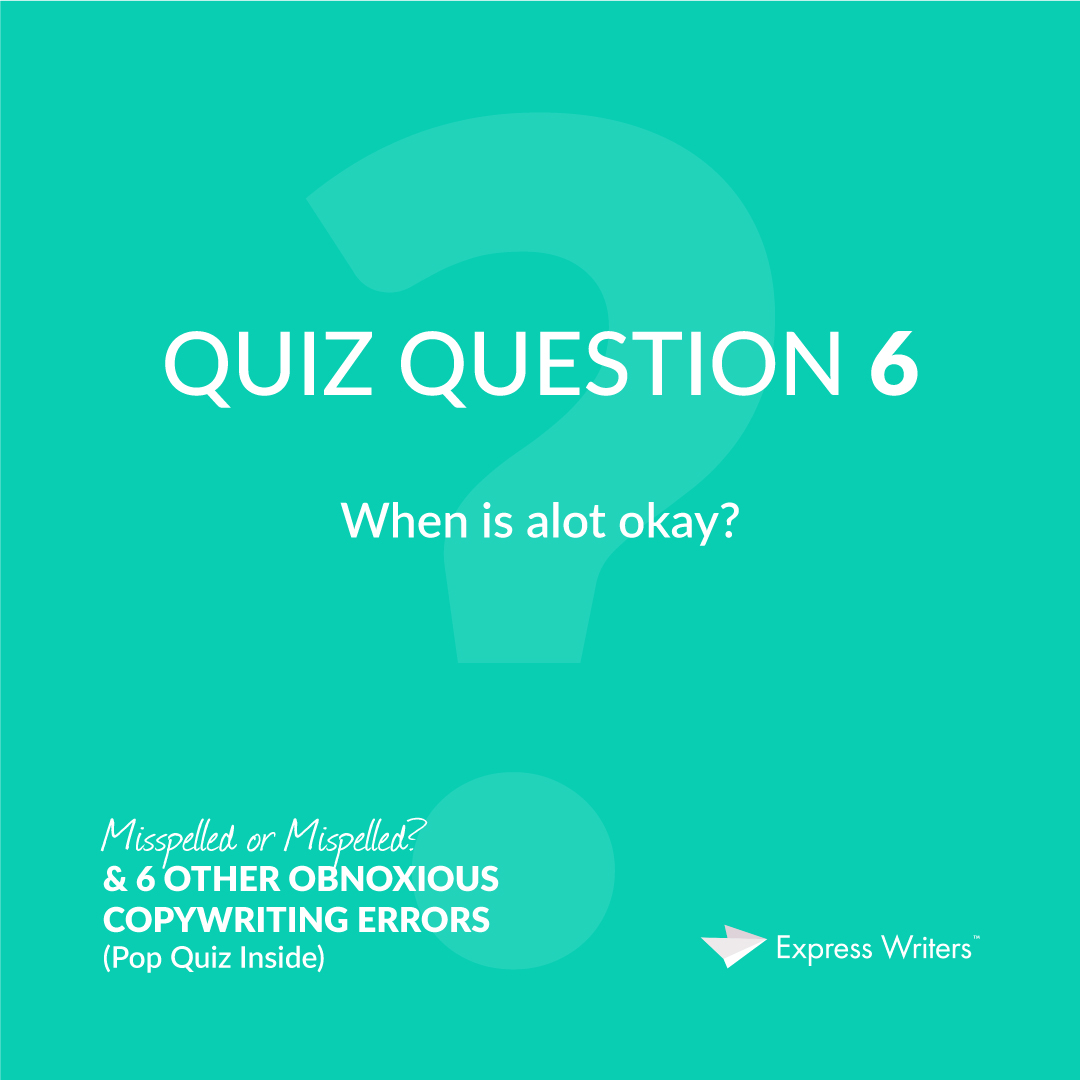misspelled quiz question 6